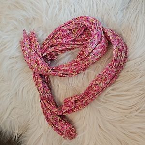 Floral light scarf